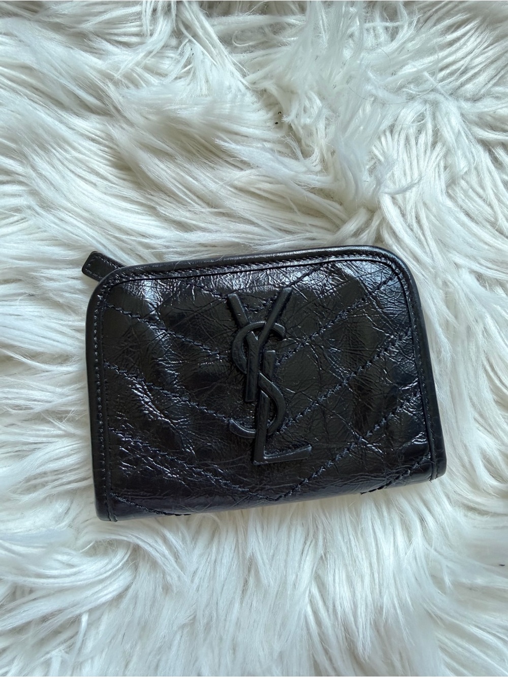 Saint Laurent Niki bifold leather wallet